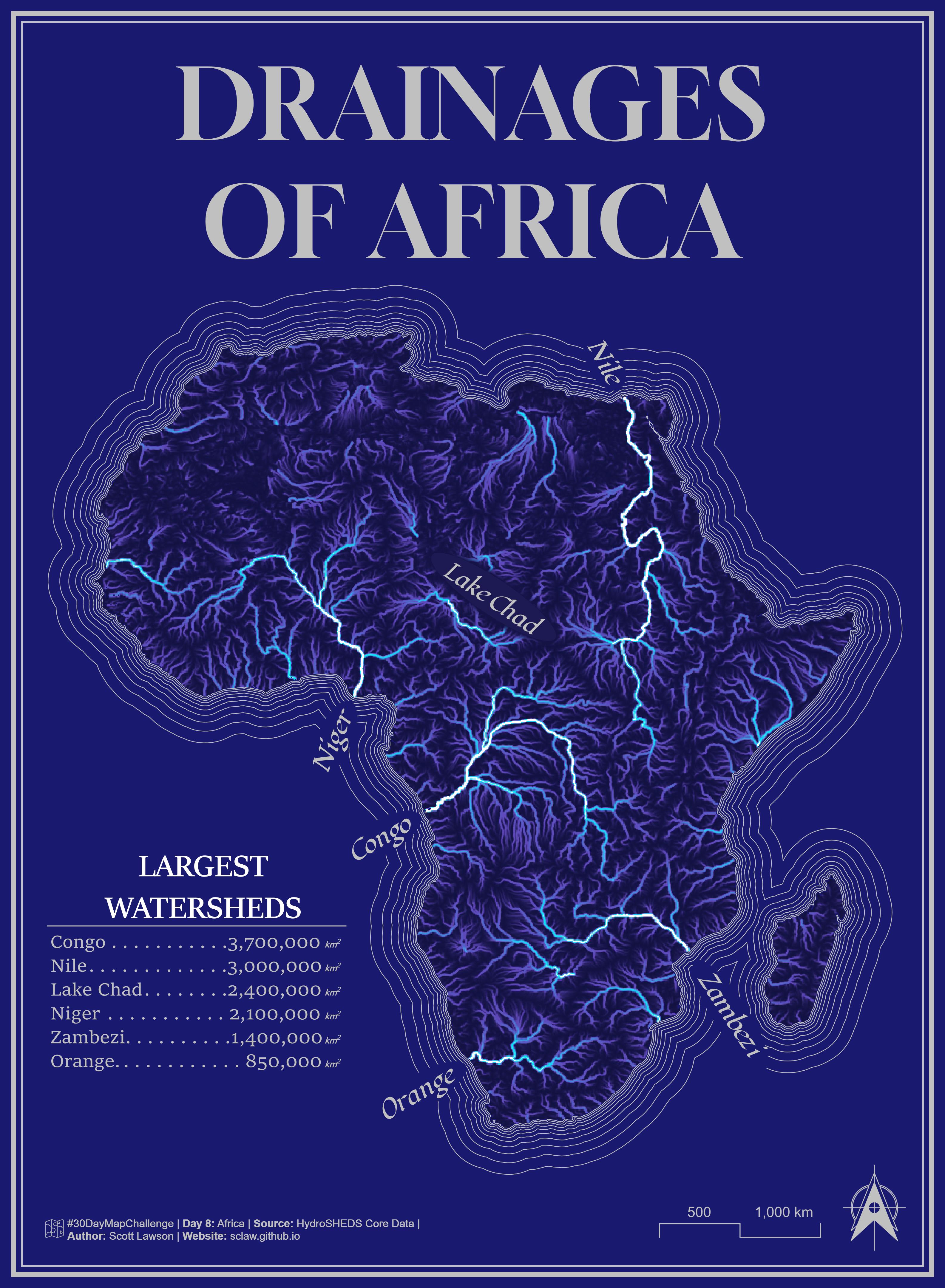 Watersheds of Africa