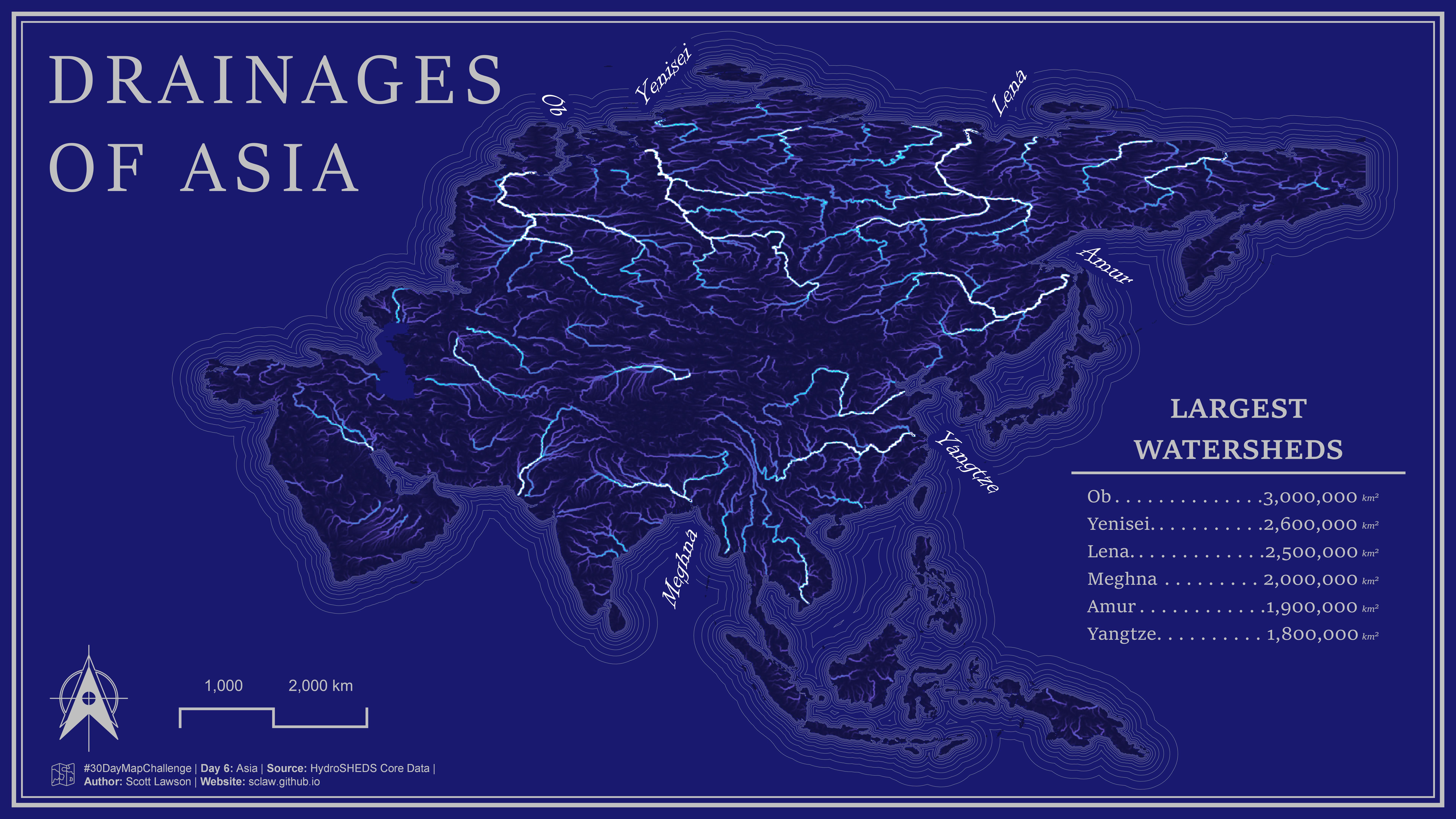 Watersheds of Asia