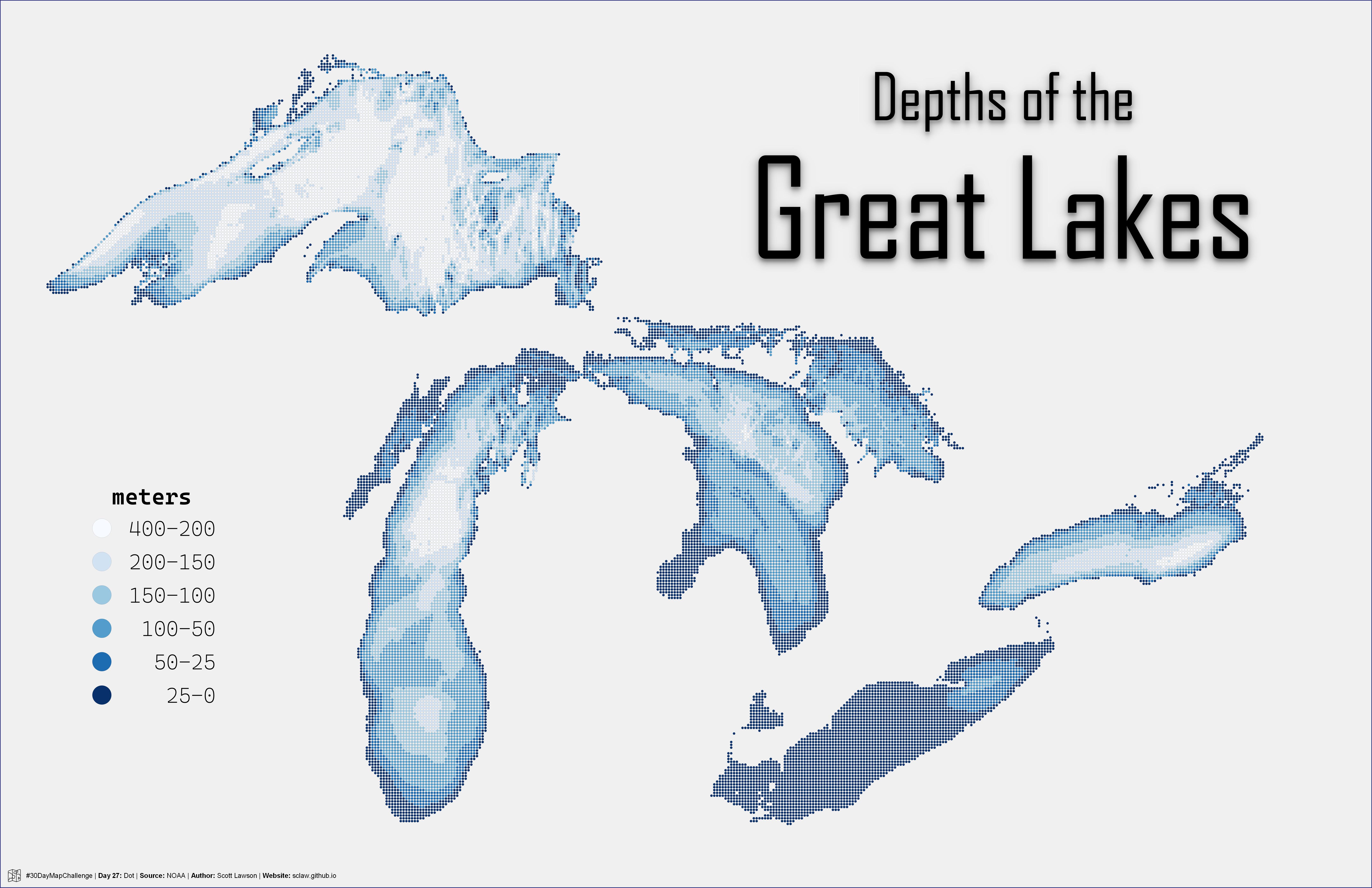 Great Lake Depths