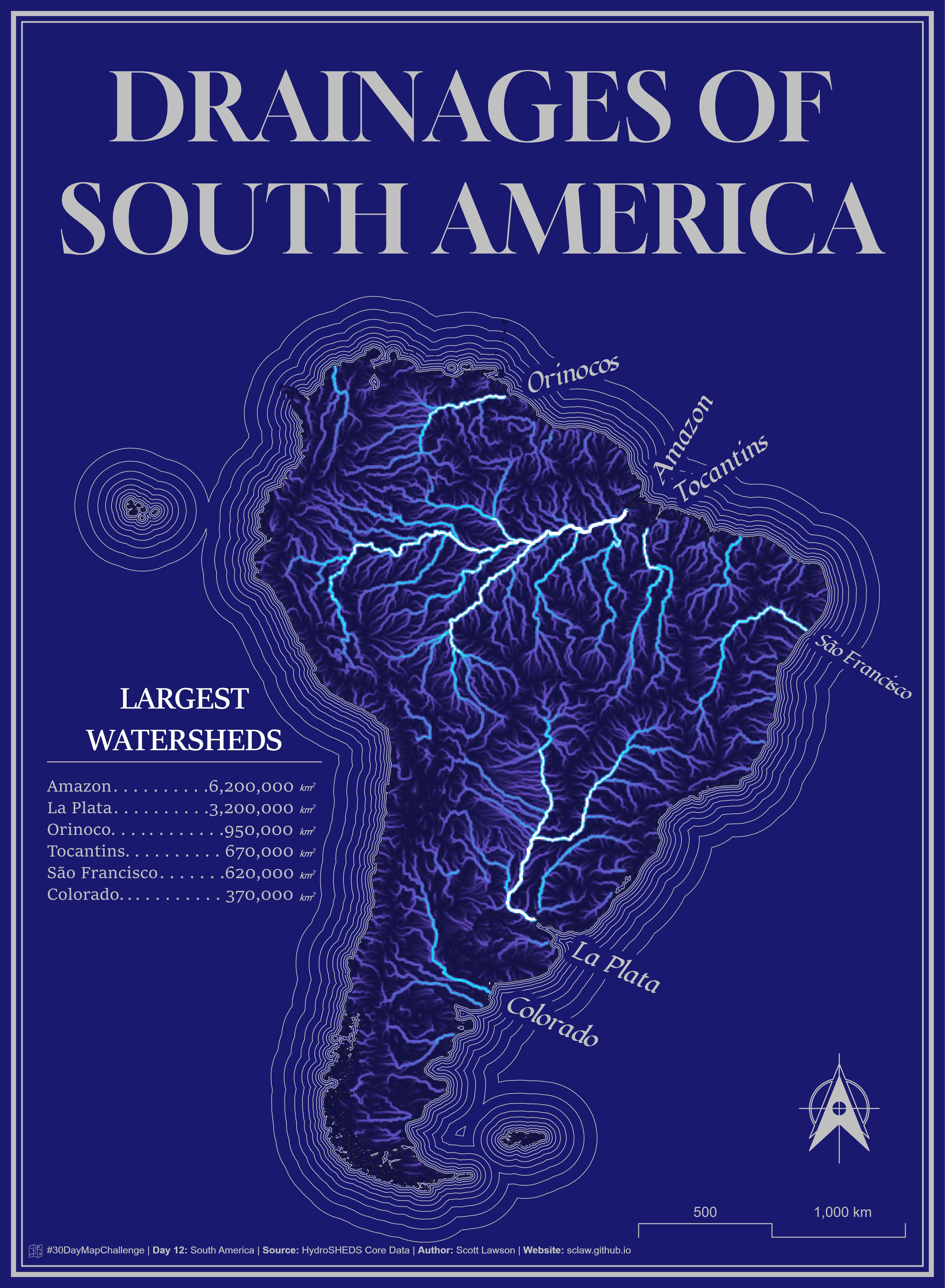 Watersheds of South America